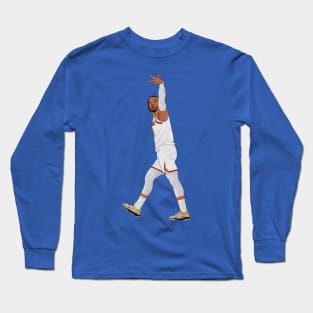 Jalen Brunson Digital Illustration Long Sleeve T-Shirt